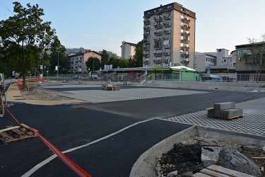 Urejanje parkirišča na Kvedrovi cesti v Sevnici
