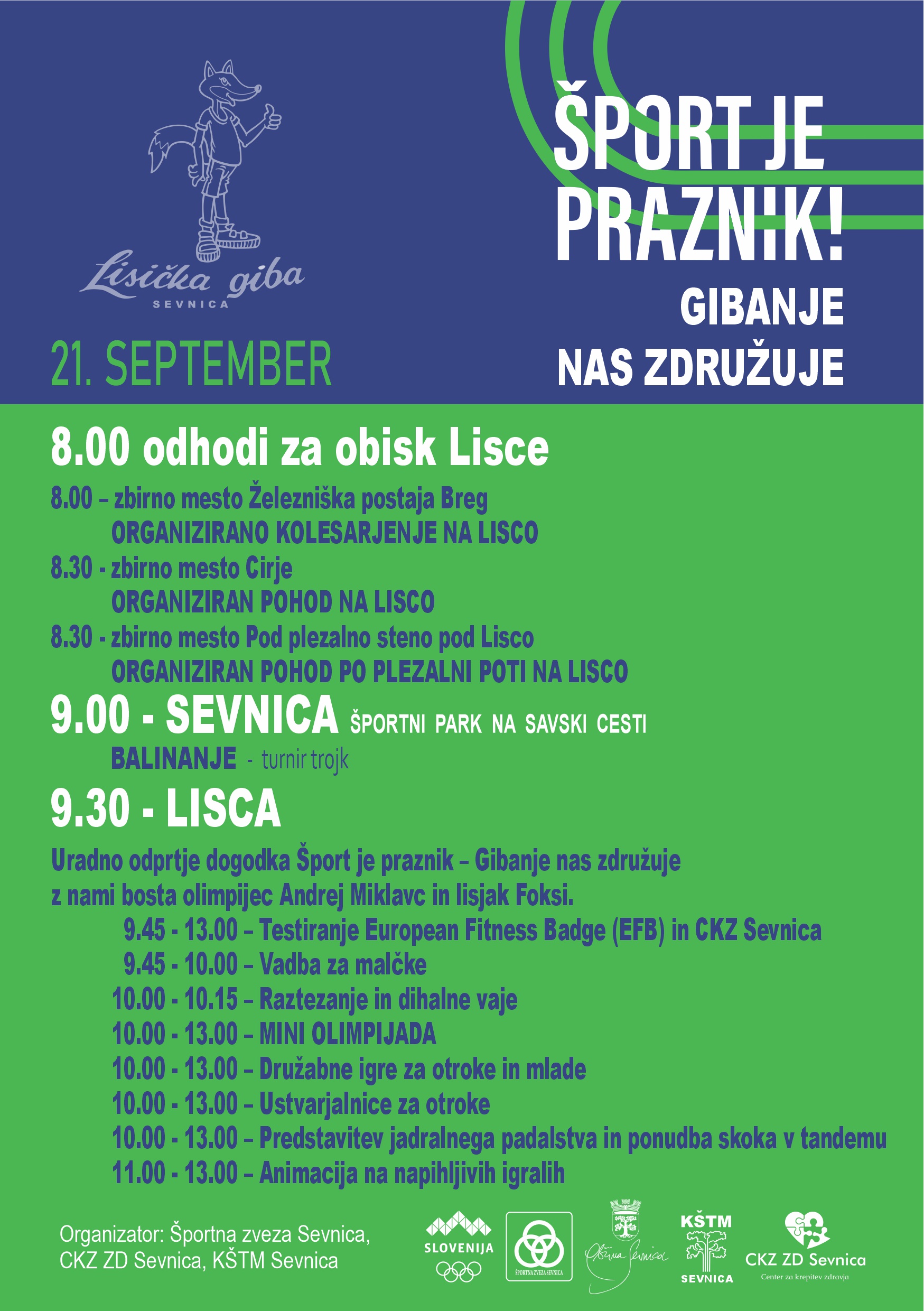 02_Dan športa - Šport je praznik - 21.9.2024 - Lisca
