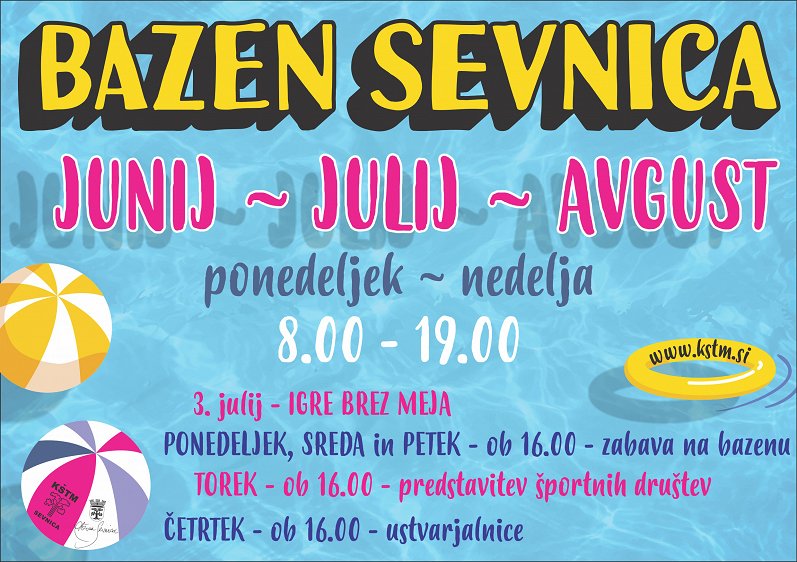 Bazen Sevnica 2021 - 2