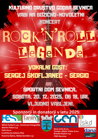 Božično-novoletni koncert Godbe Sevnica 2025