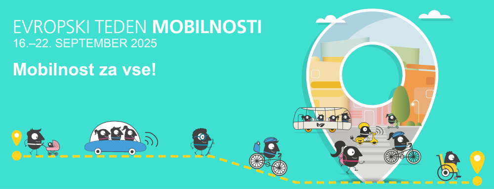 Grafika za Evropski teden mobilnosti 2025