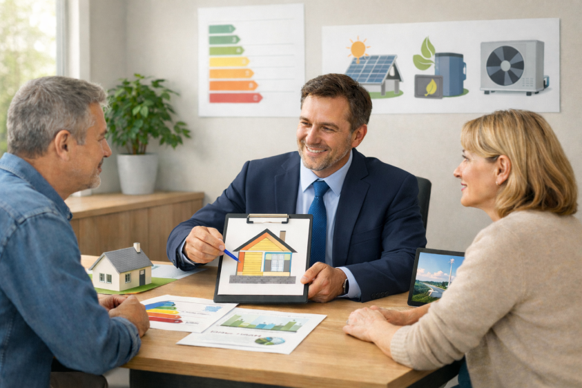 Svetovalna pisarna ENSVET (podoba, ustvarjena z UI)