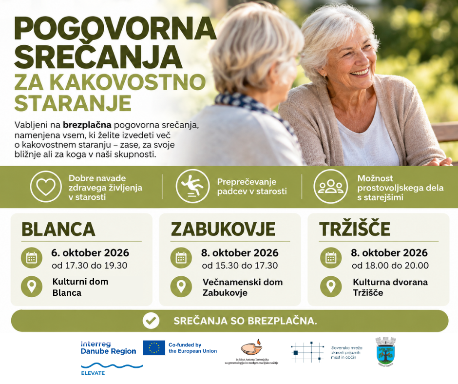 Pogovorna srečanja za starejše
