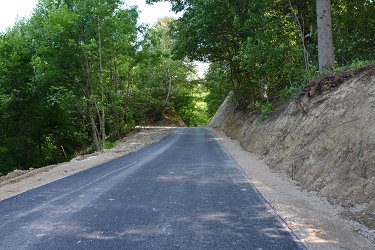 Novo urejeni odsek javne poti Poklek–Tomažev hrib–Priklance 