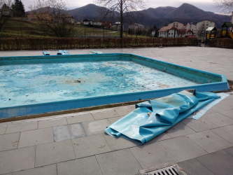 Obnova Bazena Sevnica - obnova bazenske školjke