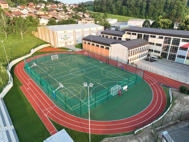 Obnovljene športne površine pri OŠ Sava Kladnika Sevnica