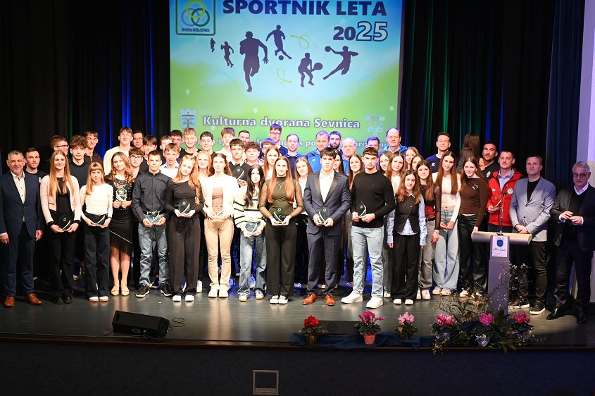 Prejemnice in prejemniki športnih priznanj za leto 2025