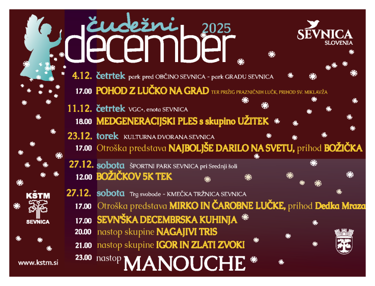 Plakat z dogodki čudežnega decembra 2025