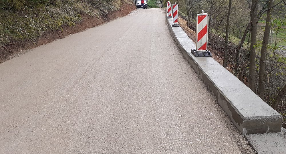 Po sanaciji usada na Apneniku.